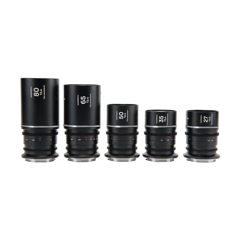 Laowa Nanomorph Objetivo 80mm T2.4 1.5x S35 (Plata) Montura L