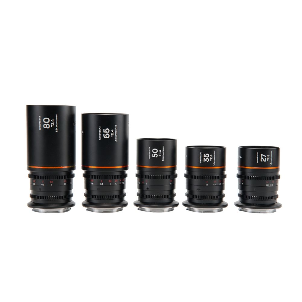 Laowa Nanomorph S35 (27,35,50,65,80mm) Paquete (ámbar) Nikon Z