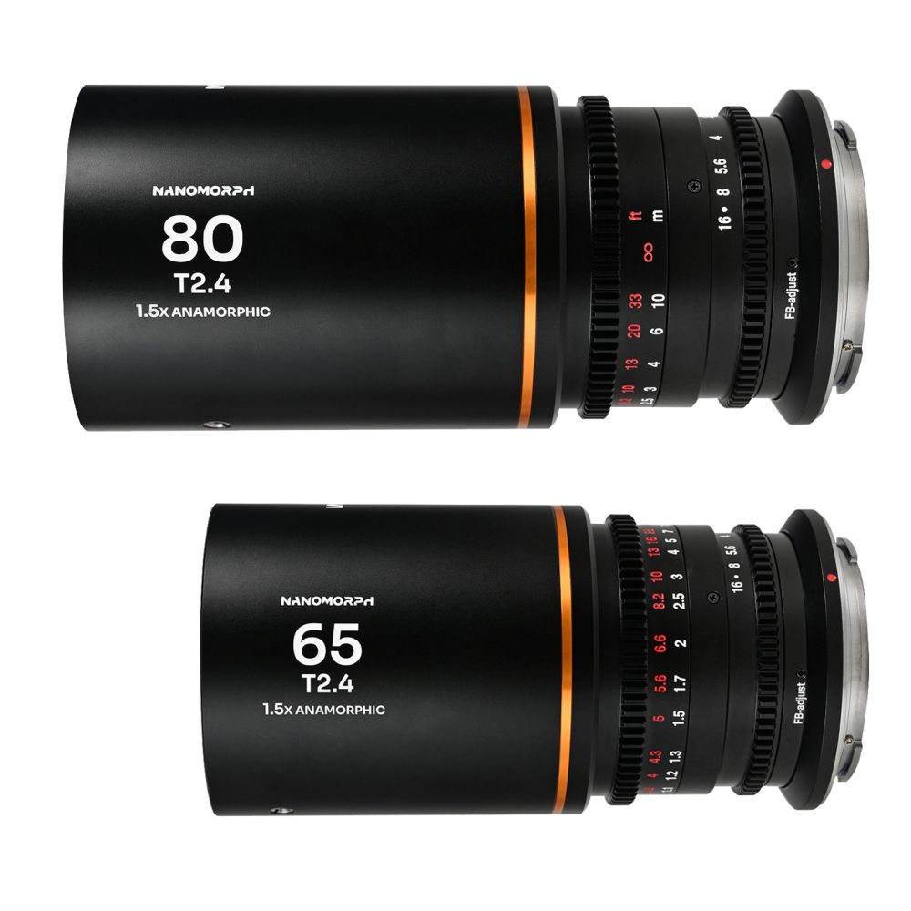 Laowa Nanomorph S35 (65mm, 80mm) Pacchetto (ambra) Canon RF