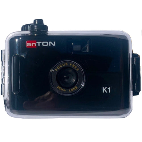 anTON K1 Cámara de cine con carcasa subacuática, negra