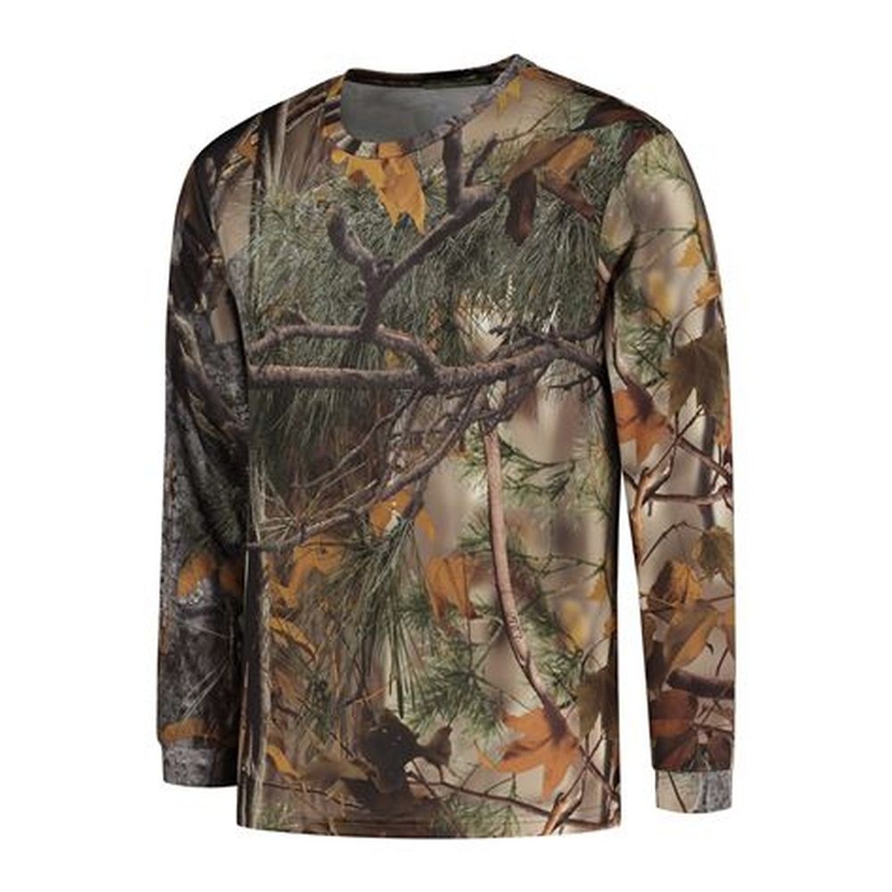 Stealth Gear T-Shirt Long Funda Camo Forest Print, Size M