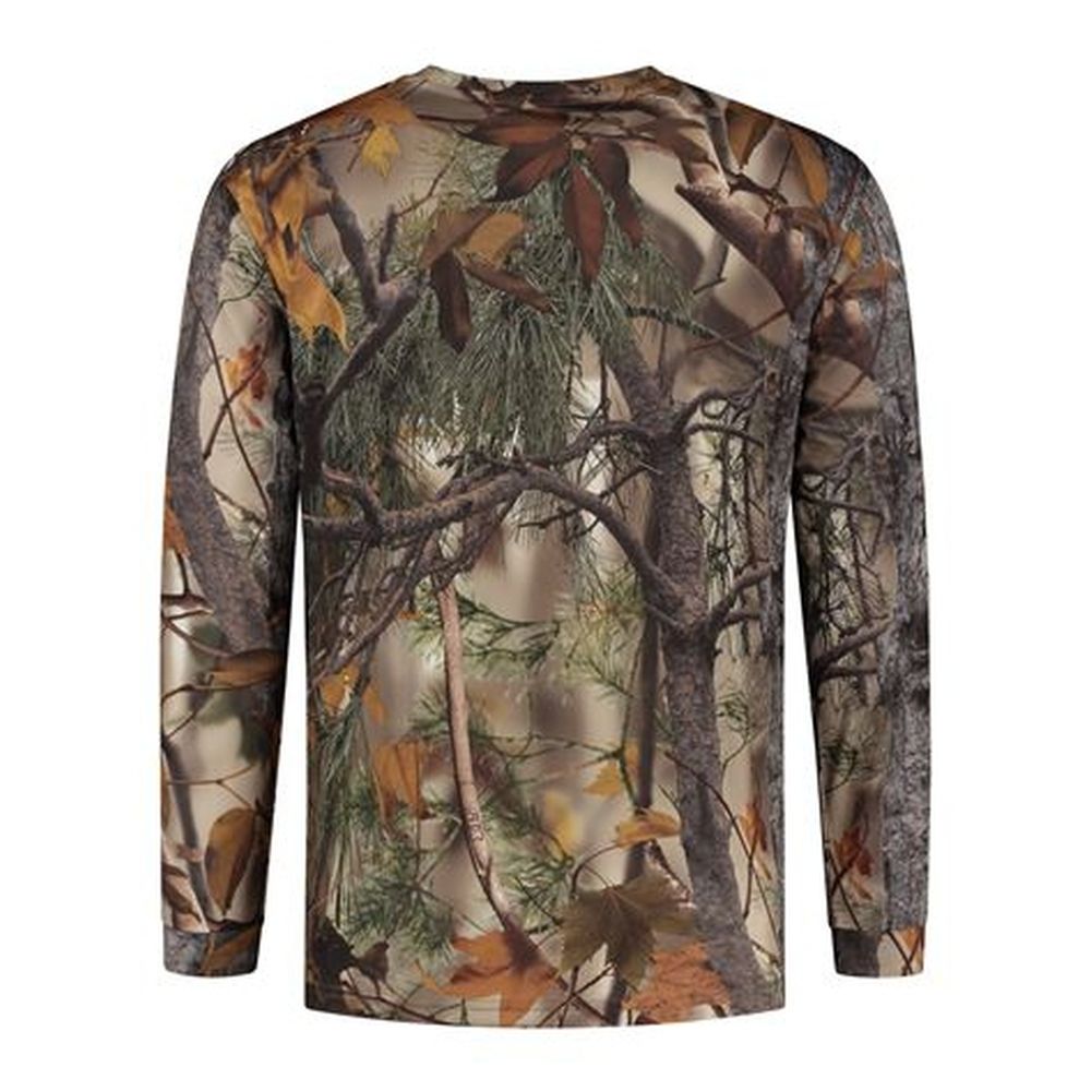 Stealth Gear T-Shirt Long Funda Camo Forest Print, Size M