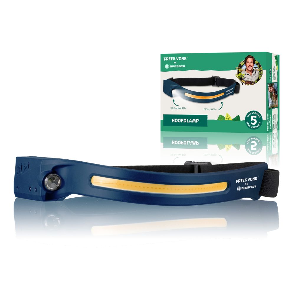 Freek Vonk x Bresser Lampada frontale con striscia LED
