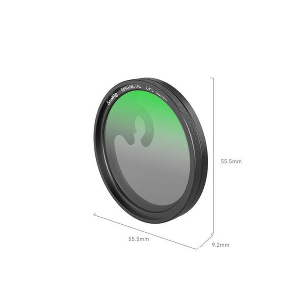 SmallRig 4388B MagEase Magnetic CPL Filter Kit mit M-Mount Filter Adapter (52mm)