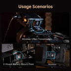 SmallRig X LensVid MD4360 Mini Kit de Plaque de Montage en Forme de L