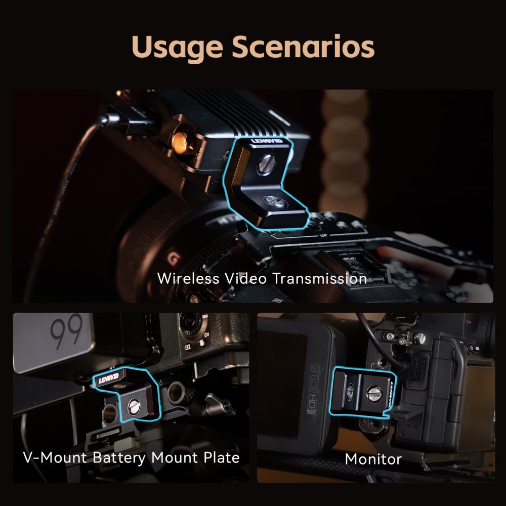 SmallRig X LensVid MD4360 Mini Kit de Plaque de Montage en Forme de L