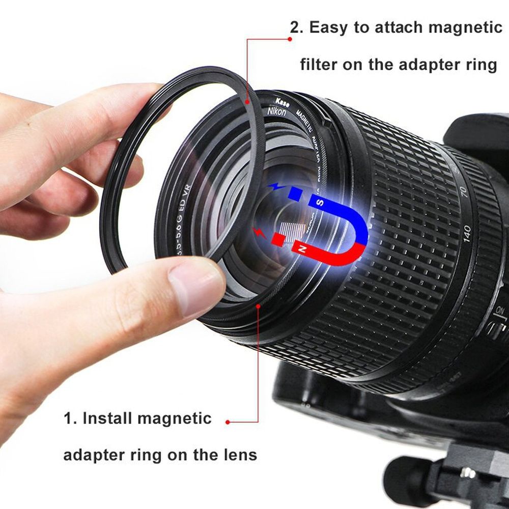 Kase Wolverine 82mm Black Mist 1/4 Magnetic