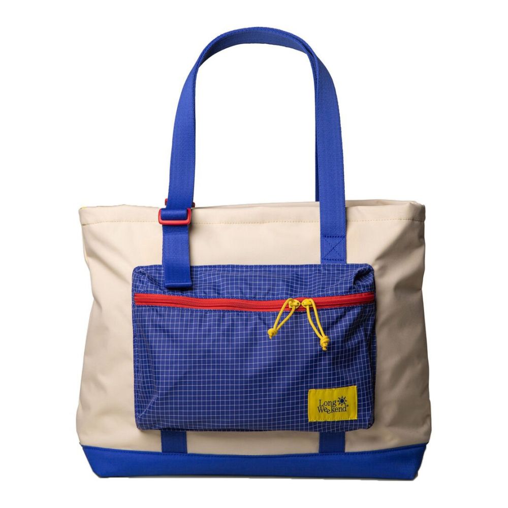Long Weekend Beacon Tote, Creme Multi