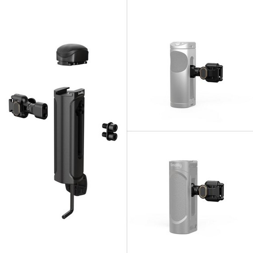 SmallRig Adattatore a sgancio rapido girevole per maniglia laterale 4610