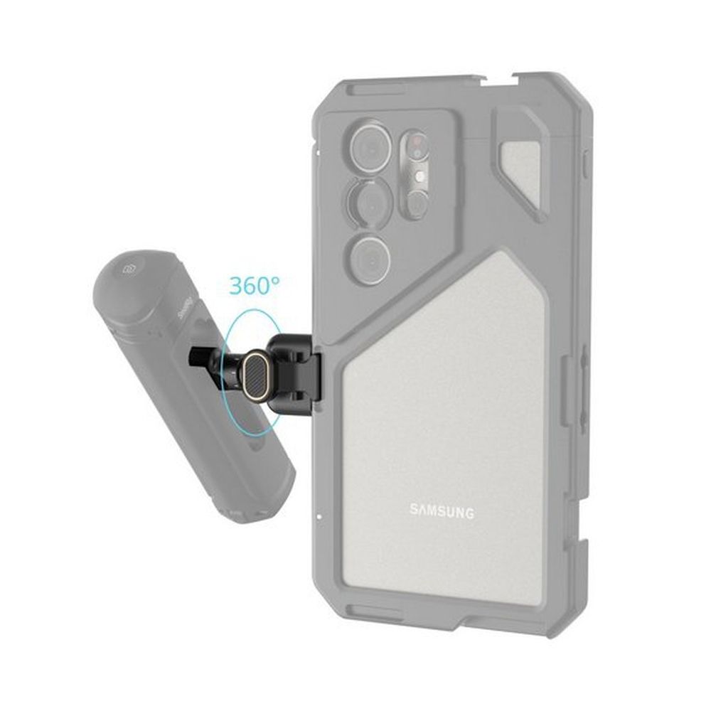 SmallRig Adattatore a sgancio rapido girevole per maniglia laterale 4610