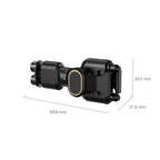 SmallRig Adattatore a sgancio rapido girevole per maniglia laterale 4610