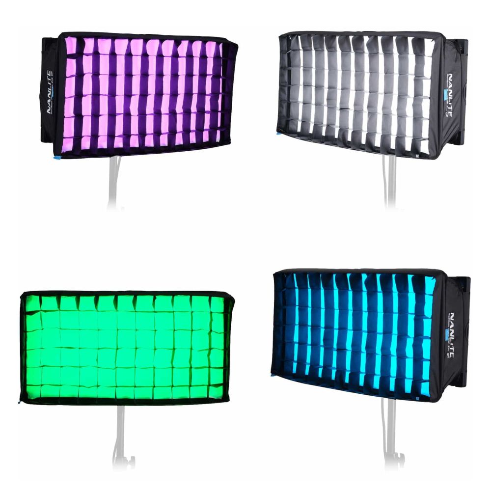 Nanlite Softbox de liberación rápida con panal para PavoSlim 120B/120C