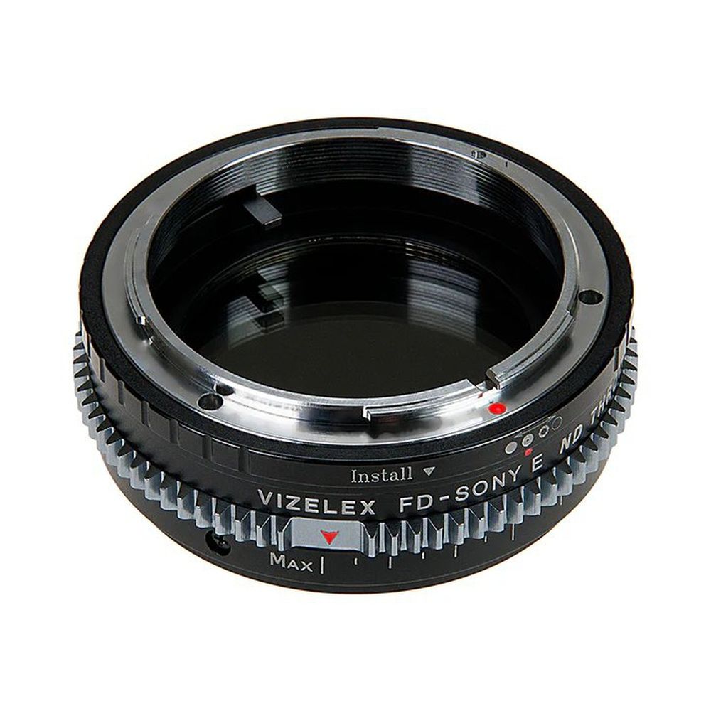 Vizelex Cine ND Throttle Objectif Adaptateur de monture - Canon FD & FL 35mm SLR to Sony Alpha E-Mount