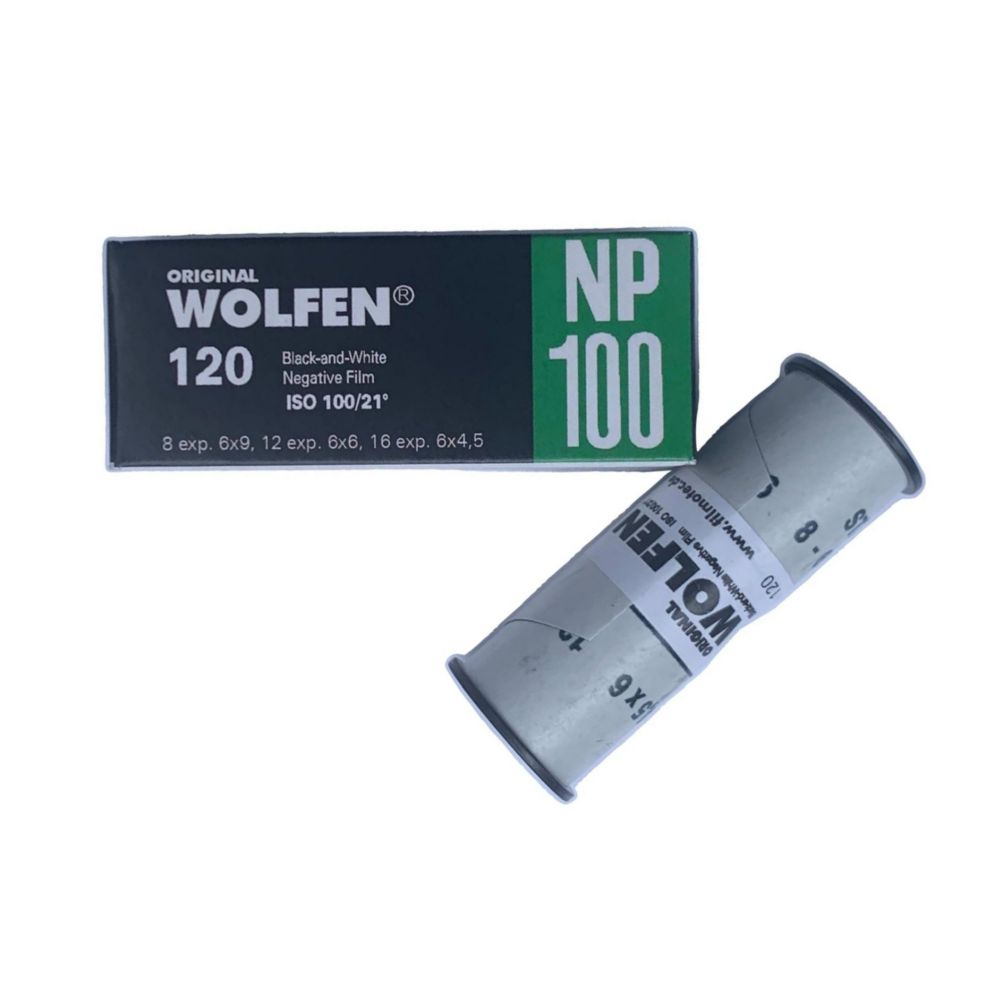 Wolfen NP100-120 Schwarz-Weiß-Negativfilm