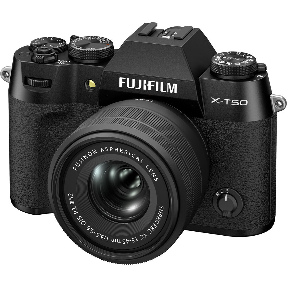 Fujifilm X-T50 nero + XC 15-45mm