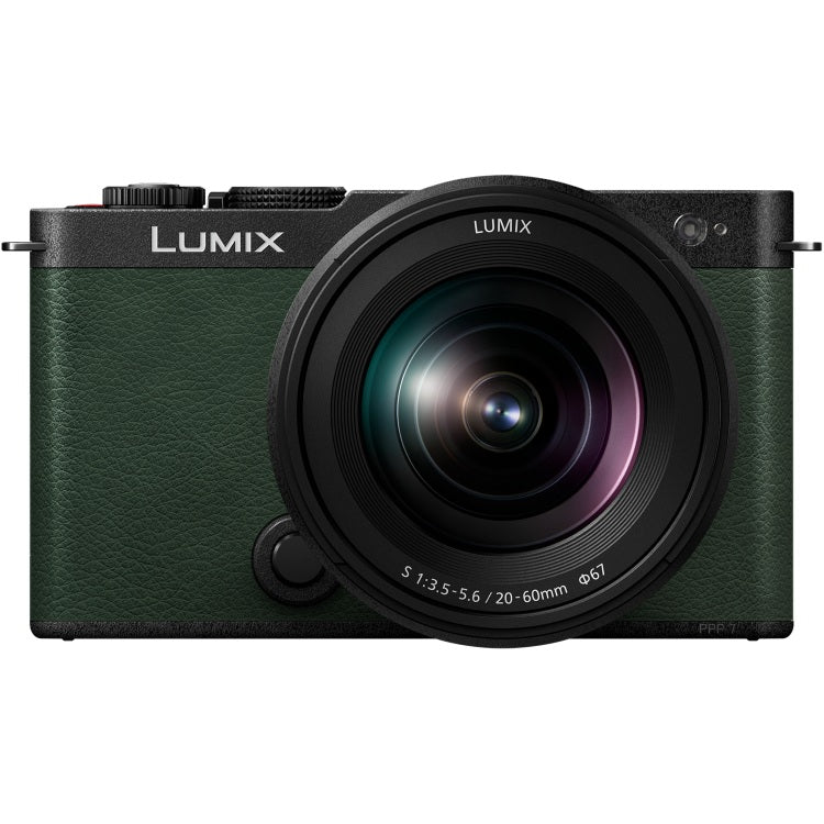 Panasonic Lumix S9 Carcasa Dark Olive Verde + Lumix S 20-60mm f/3.5-5.6 L montura