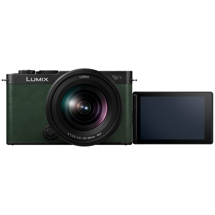 Panasonic Lumix S9 Carcasa Dark Olive Verde + Lumix S 20-60mm f/3.5-5.6 L montura
