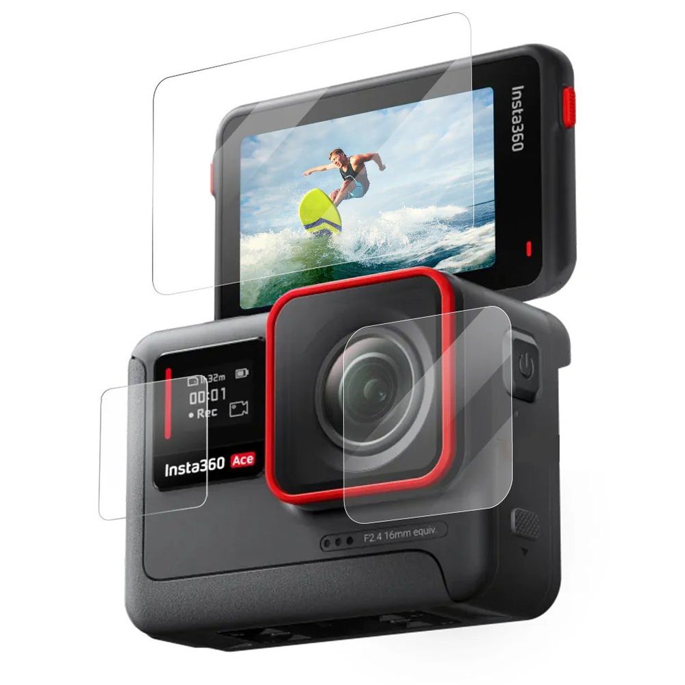 Telesin screenprotector-set gehard glas voor Insta 360 Ace Pro