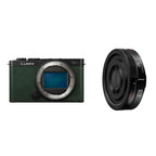 Panasonic Lumix S9 Body Dark Olive + Lumix S 26mm f/8 Messa a fuoco manuale
