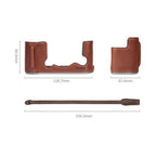 SmallRig Leather halfcase kit for Fujifilm X-T50 (brown) 4710