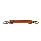 The Hantler Sangle de poitrine Cognac / Laiton, large 33cm