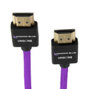 Kondor Blue Gerald Undone MK2 Cavo HDMI completo intrecciato diritto da 18", viola