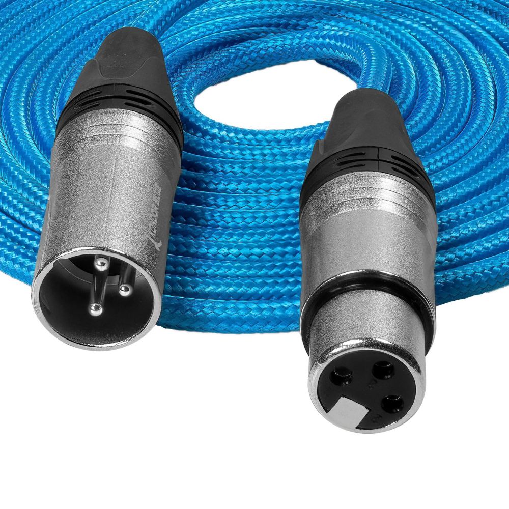 Kondor Blue Cavo audio da XLR maschio a XLR femmina (10 piedi)