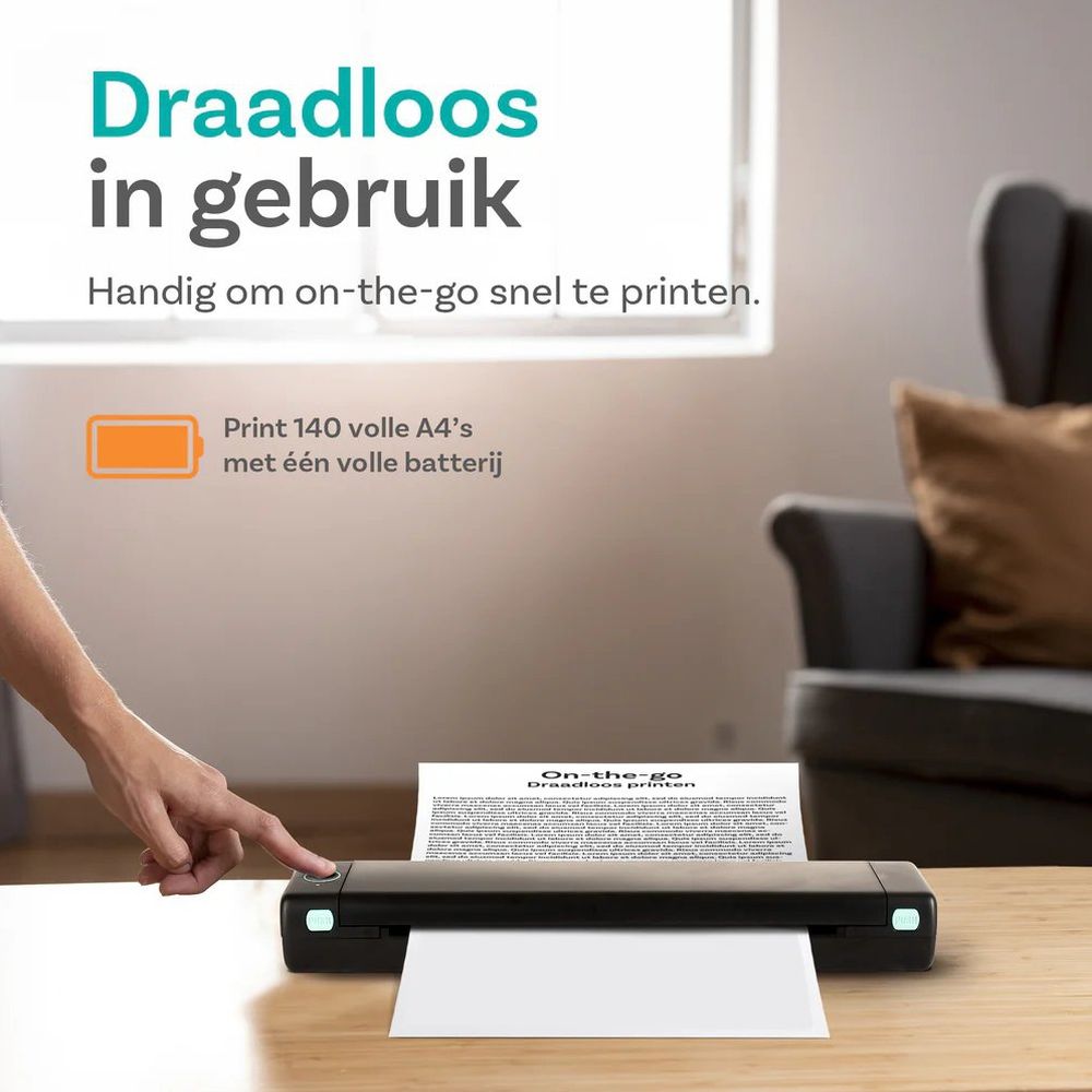 Pora&co Thermodrucker A4, schwarz/grün