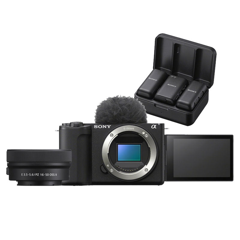 Sony ZV-E10 II + 16-50mm II + micrófono ECM-W3