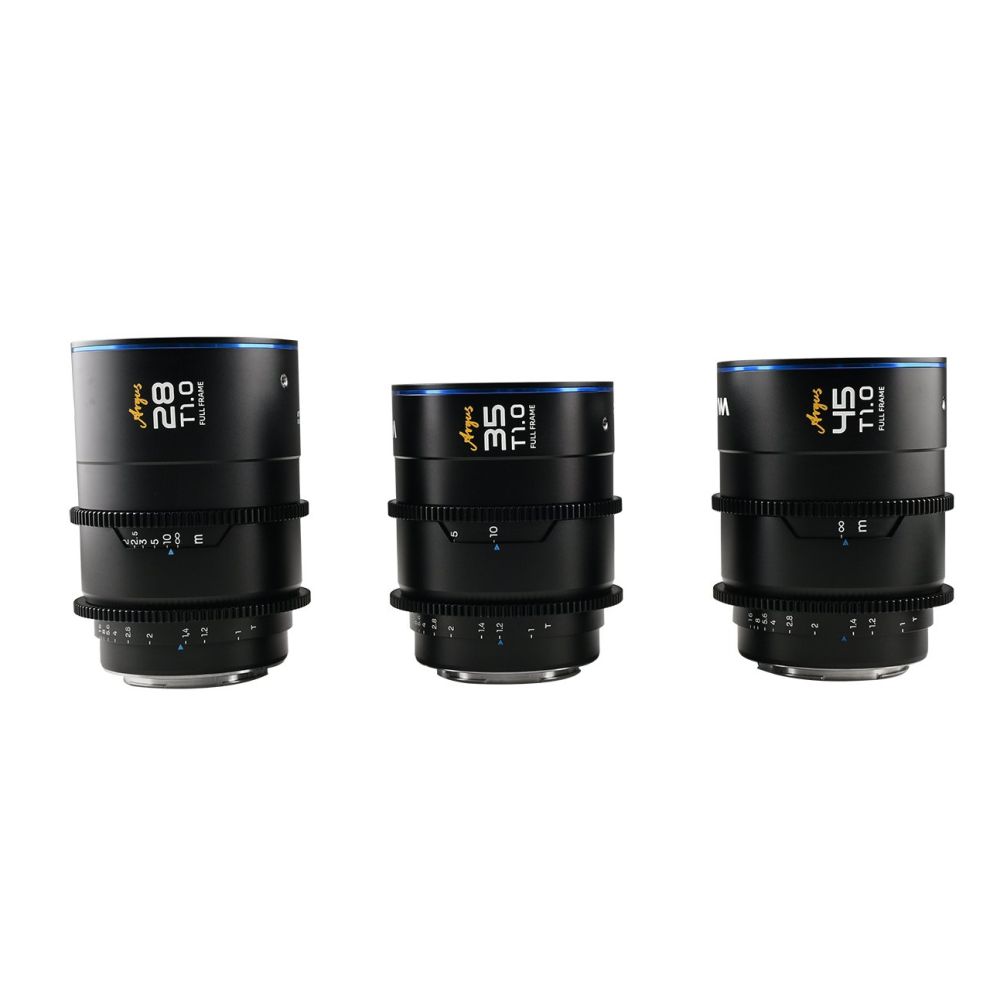 Laowa Argus FF Cine (28mm,35mm,45mm) Paquete de 3 objetivos Canon RF