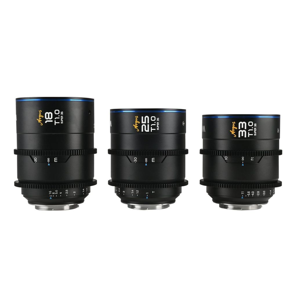Laowa Argus S35 Cine 3-Obiettivo Bundle (18mm,25mm,33mm) Canon RF
