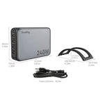SmallRig 4752 240W 4-Port PD Power Adaptateur (EU Standard) 4752