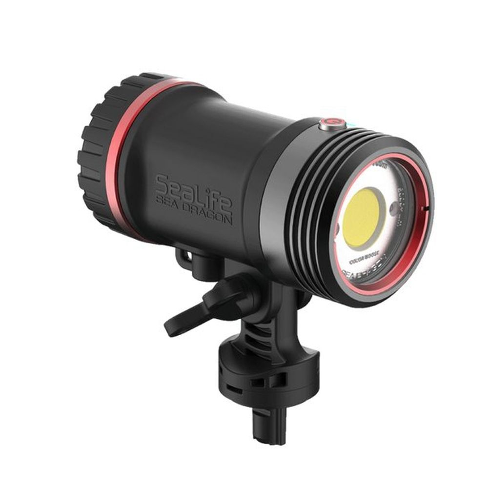 Sealife Sea Dragon 5000+ Color Boost COB LED Photo-Video Light (Incl. Tête d'éclairage, Adaptateur Flex-Connect YS & Ball Joint 1", Batterie et Chargeur)