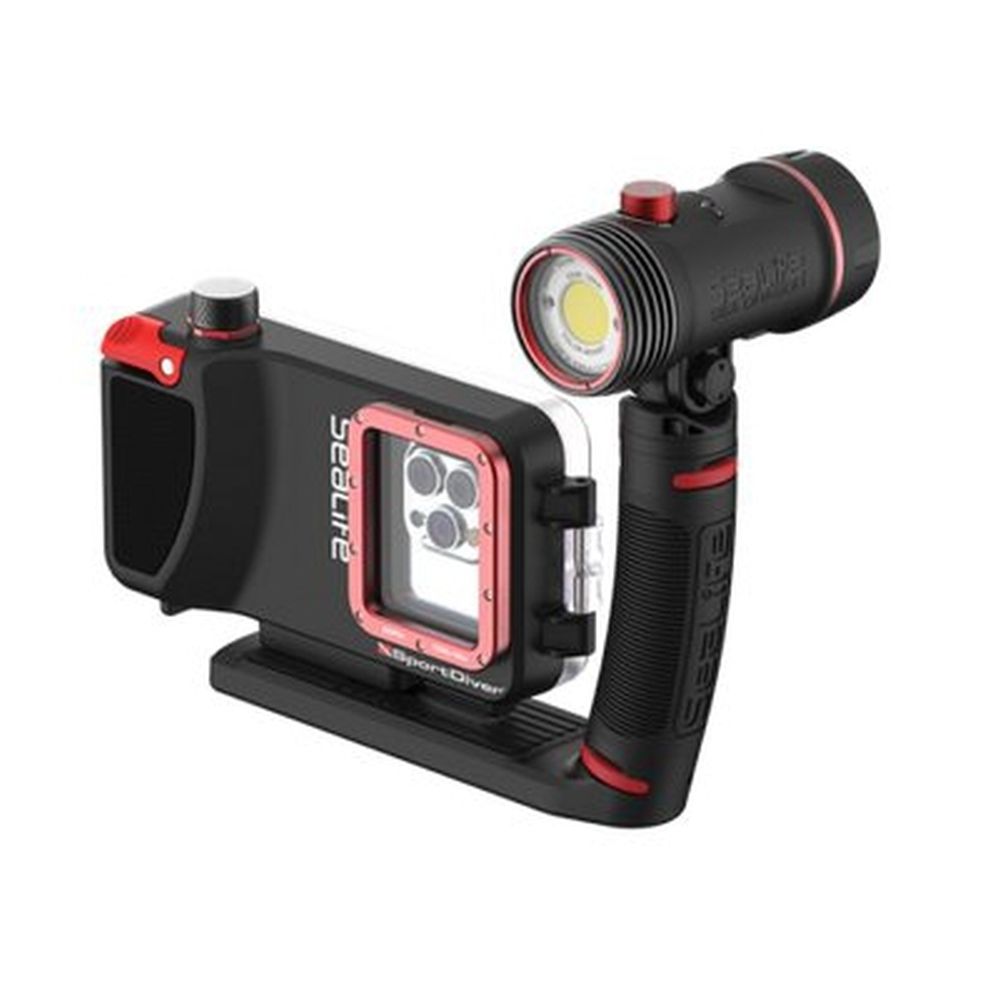 Sealife Sea Dragon 3000F Kit de Luz LED COB para Foto-Vídeo (incluye empuñadura, bandeja individual y estuche)