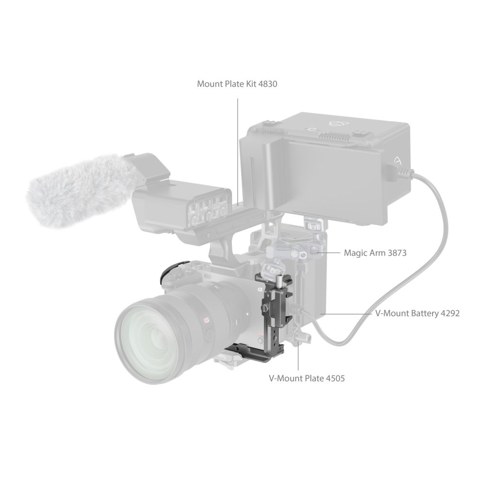 SmallRig 4770 HawkLock Quick Release Cage Kit for Sony FX3 / FX30 4770
