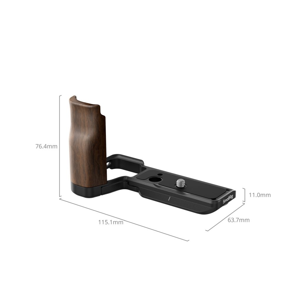 SmallRig Placa de montaje en L con asa de madera para Sony ZV-E10 II 4864