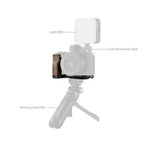 SmallRig Placa de montaje en L con asa de madera para Sony ZV-E10 II 4864