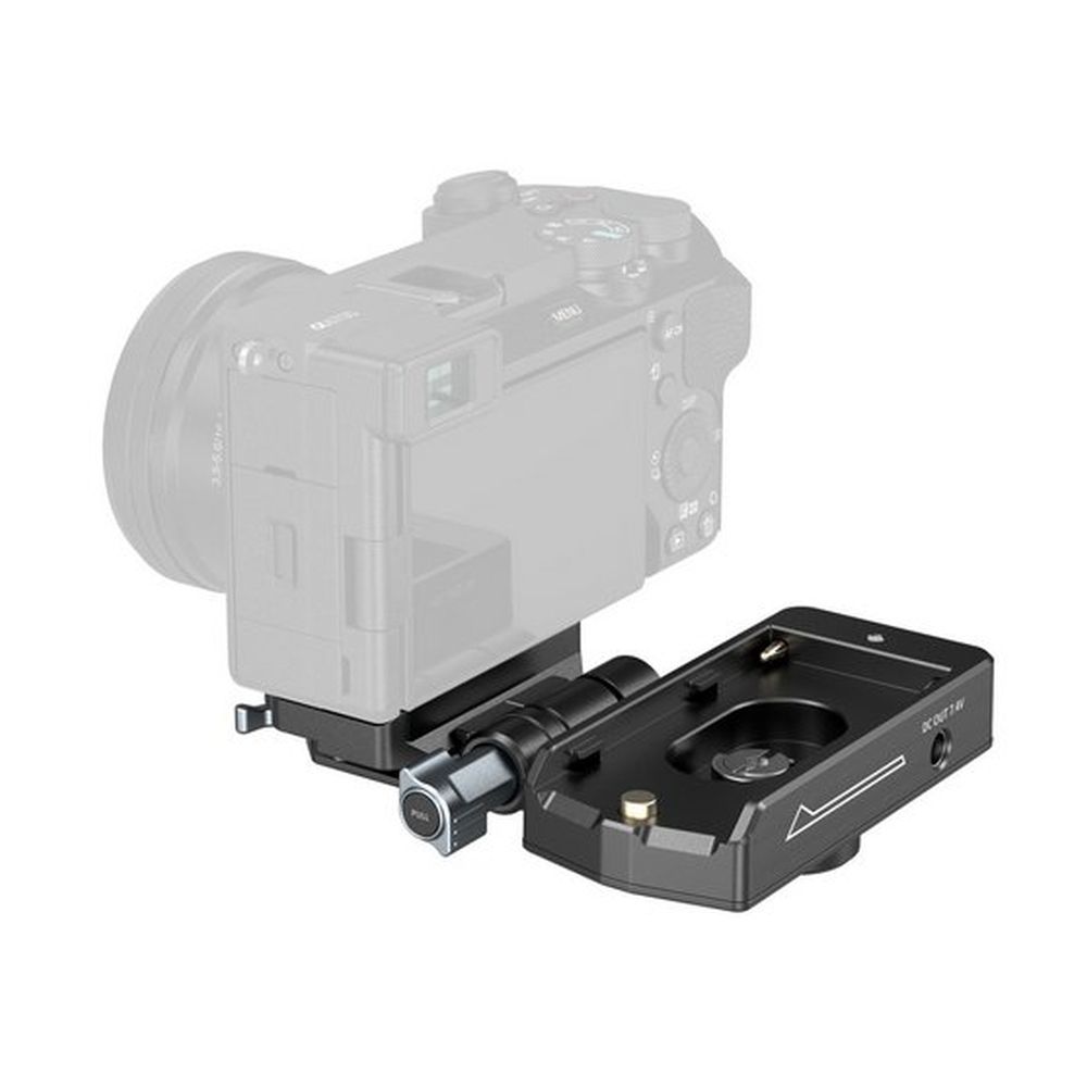 SmallRig Kit de placa de montaje adaptador de batería NP-F para cámaras sin espejo 4696