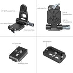 SmallRig Kit de placa de montaje adaptador de batería NP-F para cámaras sin espejo 4696