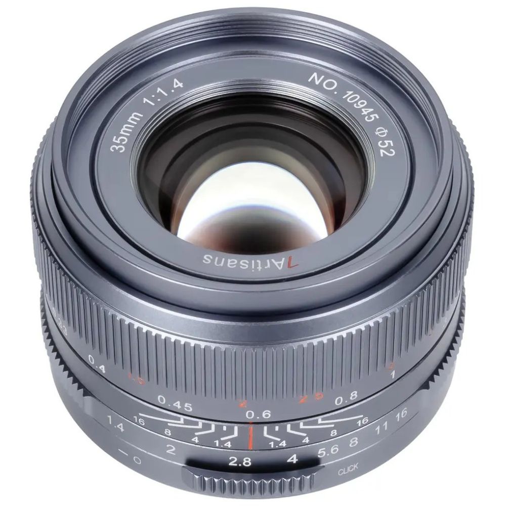 7Artisans 35mm f/1.4 Sony (E-mount) mark III FF Titanium Gris