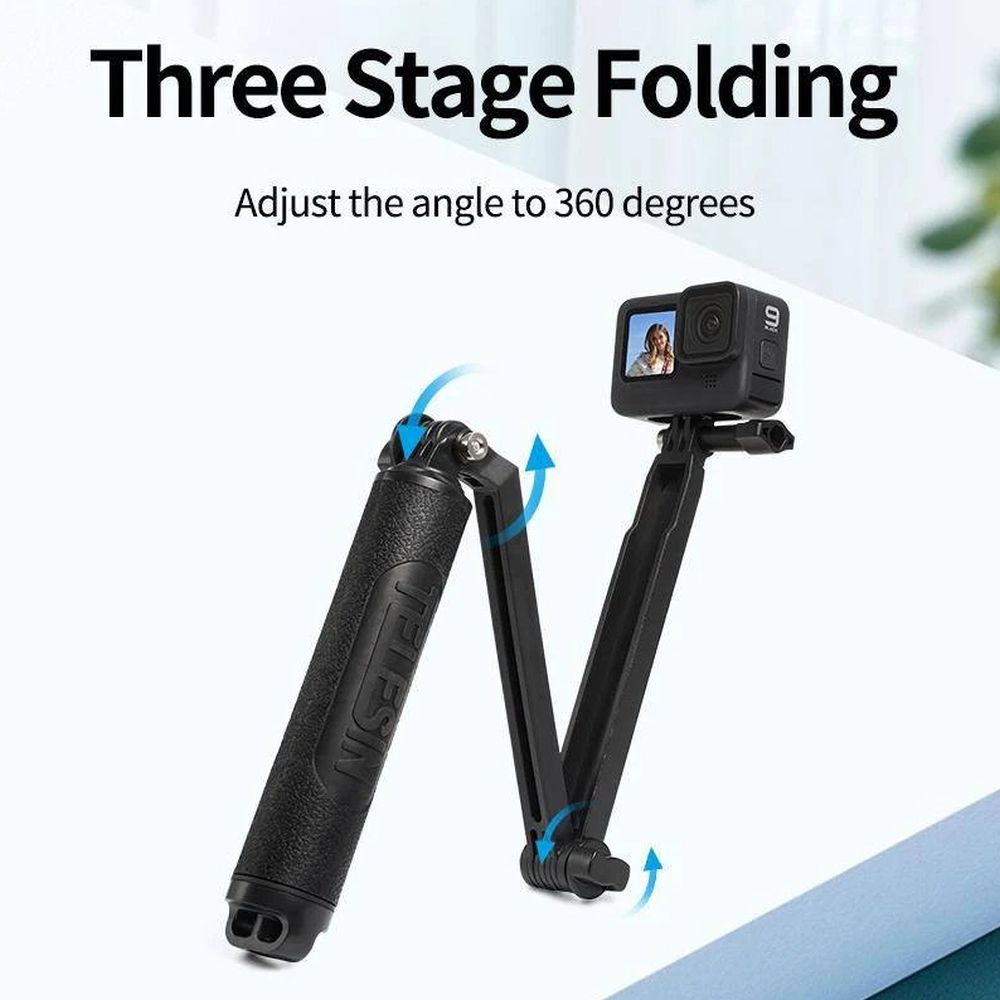 Telesin Palo selfie de 90 cm con trípode para GoPro y smartphone