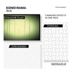KONO!RAMA Effect Filtre 2 pour Fujifilm INSTAX mini (3 par set)