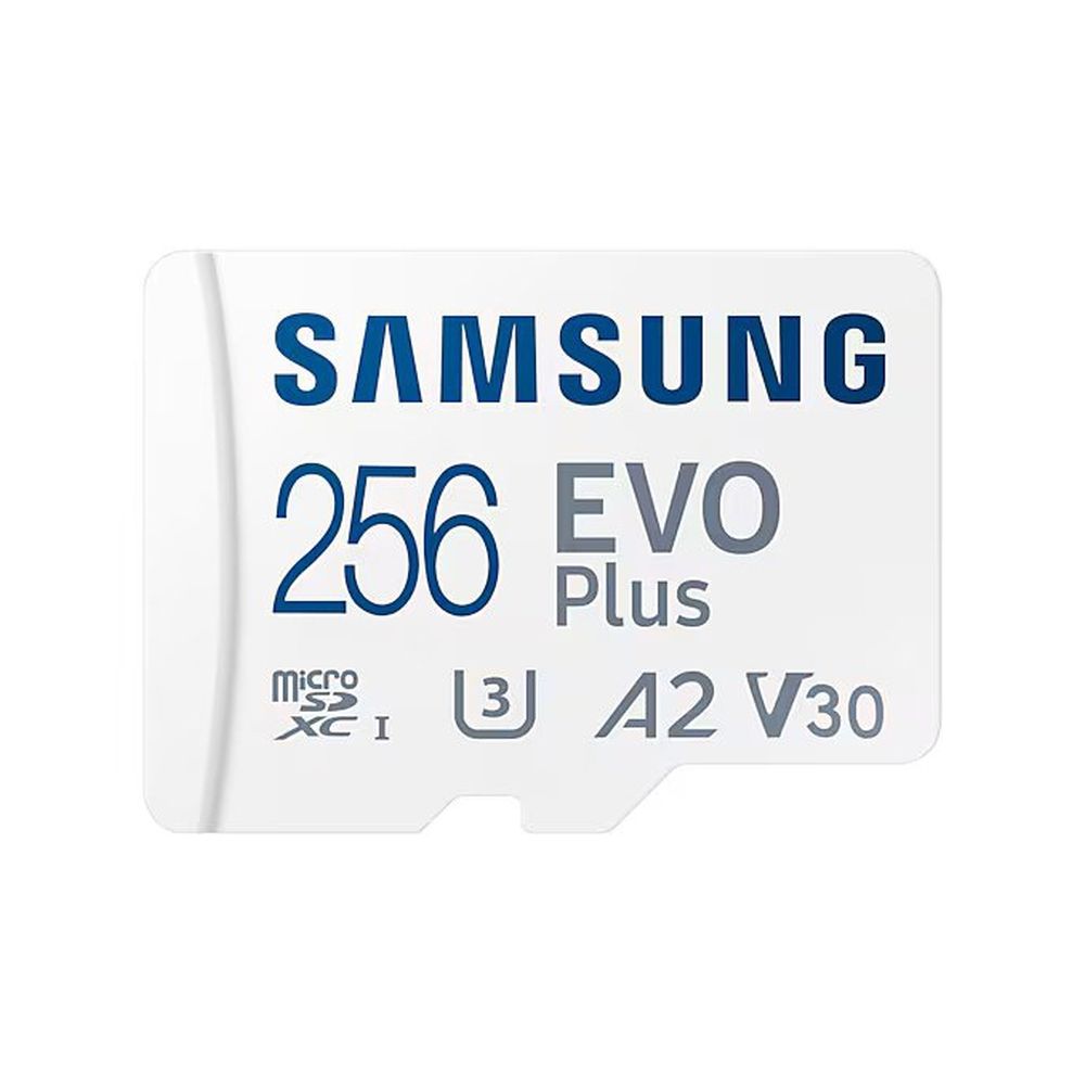 Samsung EVO PLUS microSD 256GB + SD Adattatore UHS-I U3 160 MB/s (2024)