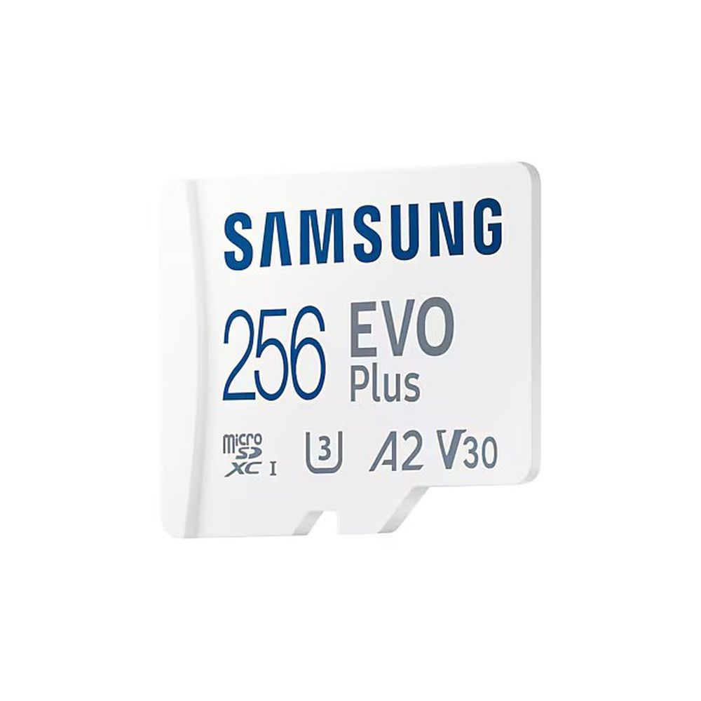 Samsung EVO PLUS microSD 256GB + SD Adattatore UHS-I U3 160 MB/s (2024)
