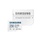 Samsung EVO PLUS microSD 256GB + SD Adattatore UHS-I U3 160 MB/s (2024)