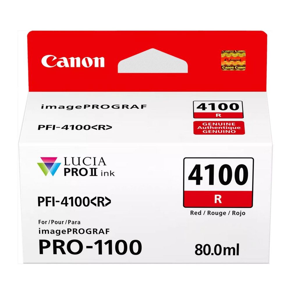 Canon PFI4100 Depósito de tinta roja