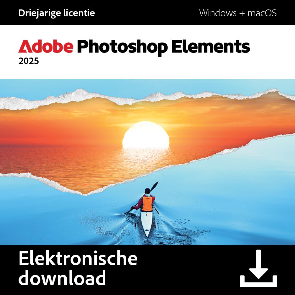 Adobe Photoshop Elements 2025 - Digitale licentie