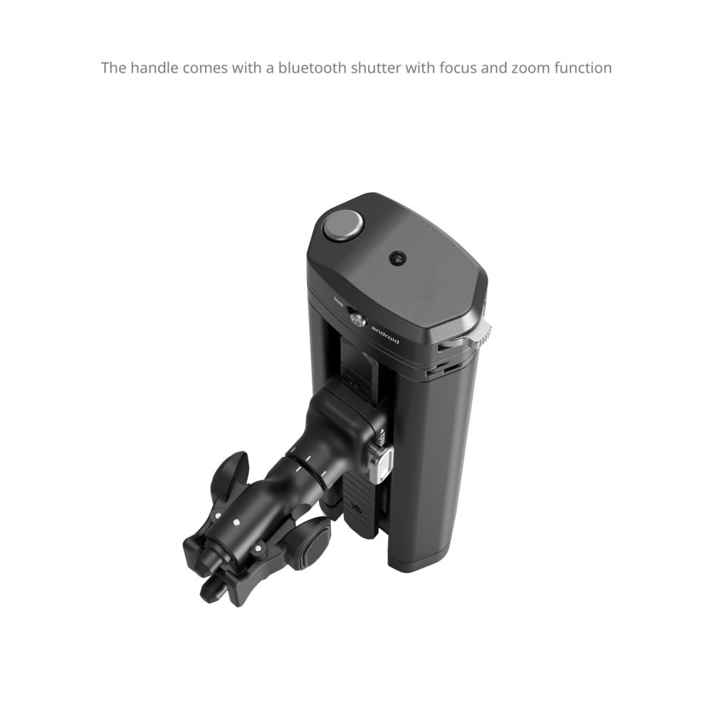SmallRig 4841 Rotatable Bilateral Quick Release Side Handle with Wireless Control and M.2 SSD Enclosure