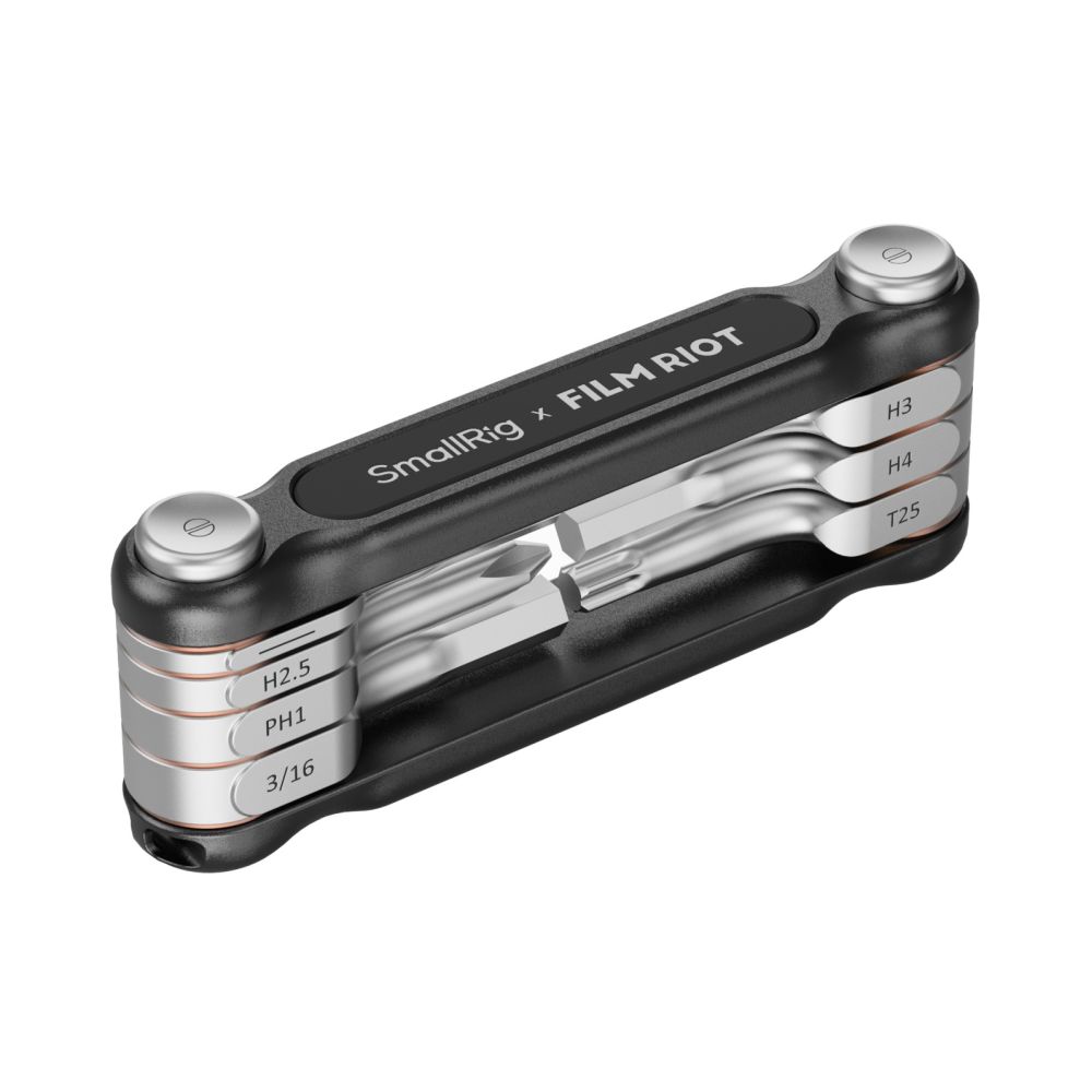 SmallRig x FILM RIOT 7-in-1 Folding Wrench Set met Multiple Angle Positioning (Black) 4374