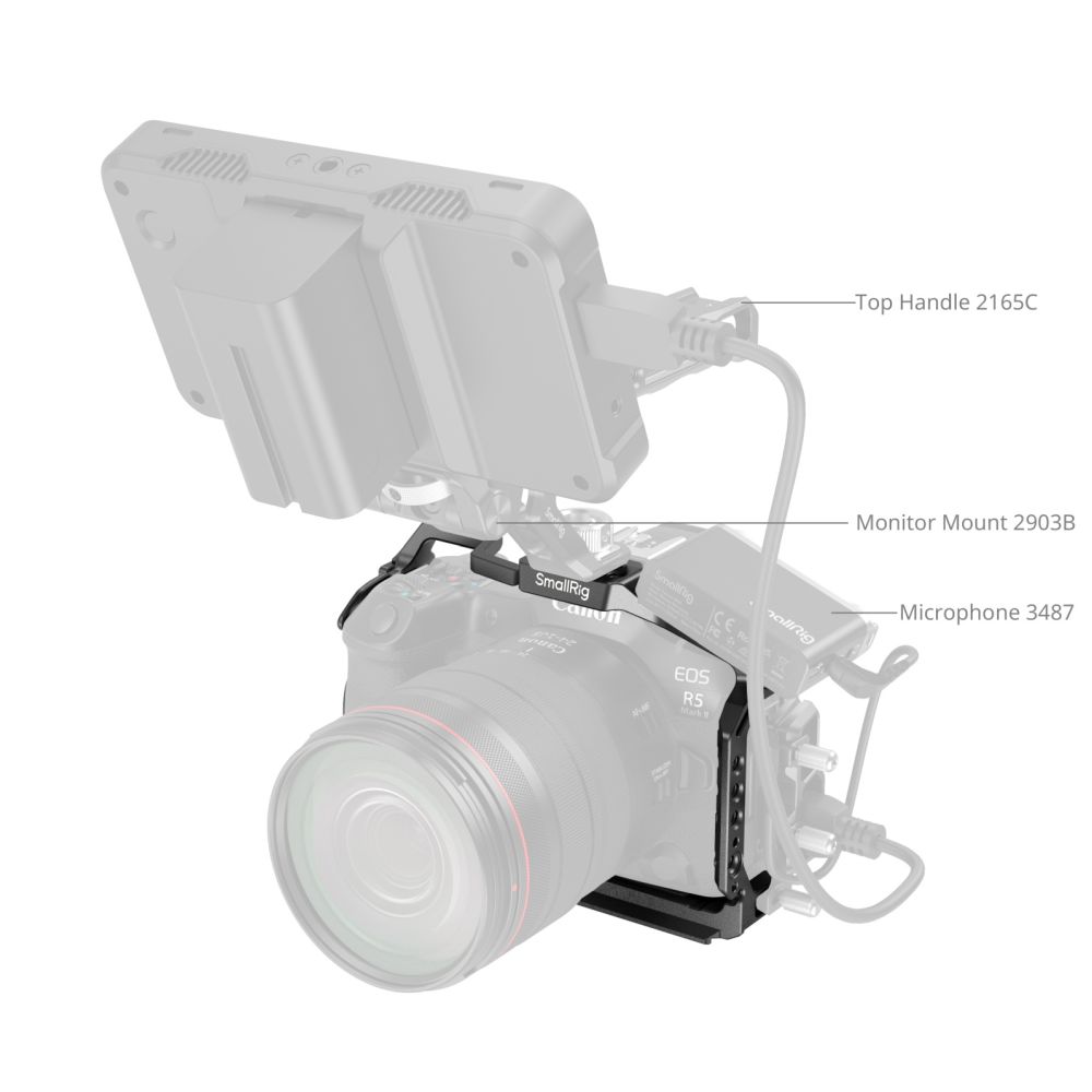 SmallRig Cage for Canon EOS R5 Mark II 4978